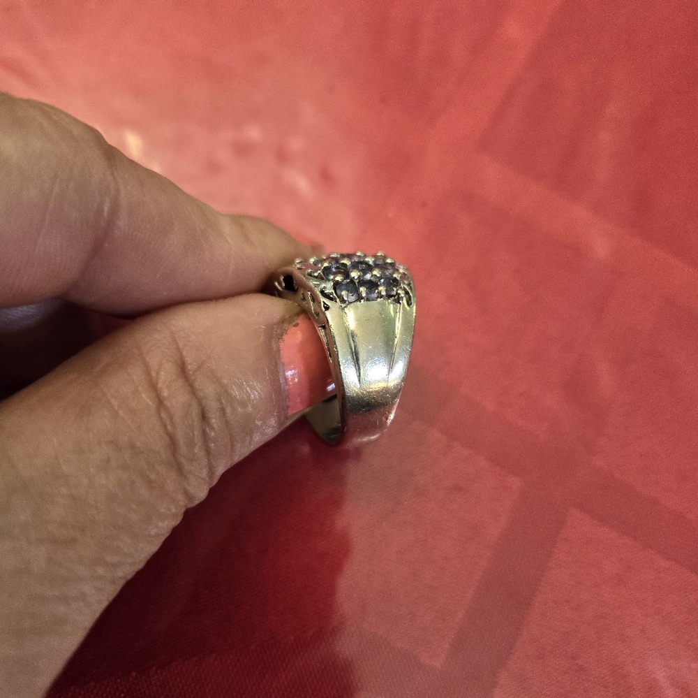 Sterling Silver Iolite Gemstone Ring - image 3